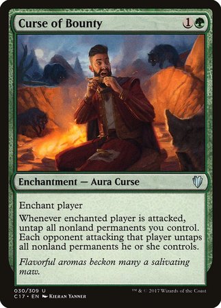 Curse of Bounty [Commander 2017] | Jomio and Rueliete's Cards and Comics