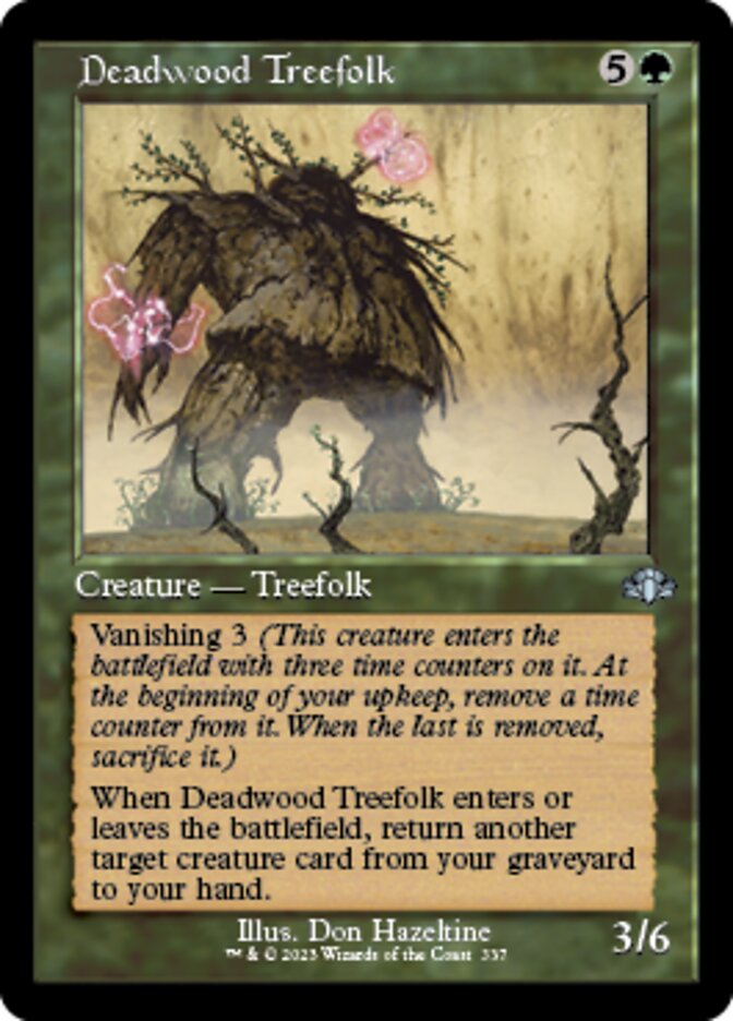Deadwood Treefolk (Retro) [Dominaria Remastered] | Jomio and Rueliete's Cards and Comics