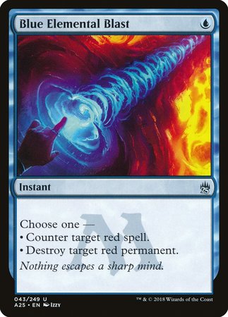 Blue Elemental Blast [Masters 25] | Jomio and Rueliete's Cards and Comics