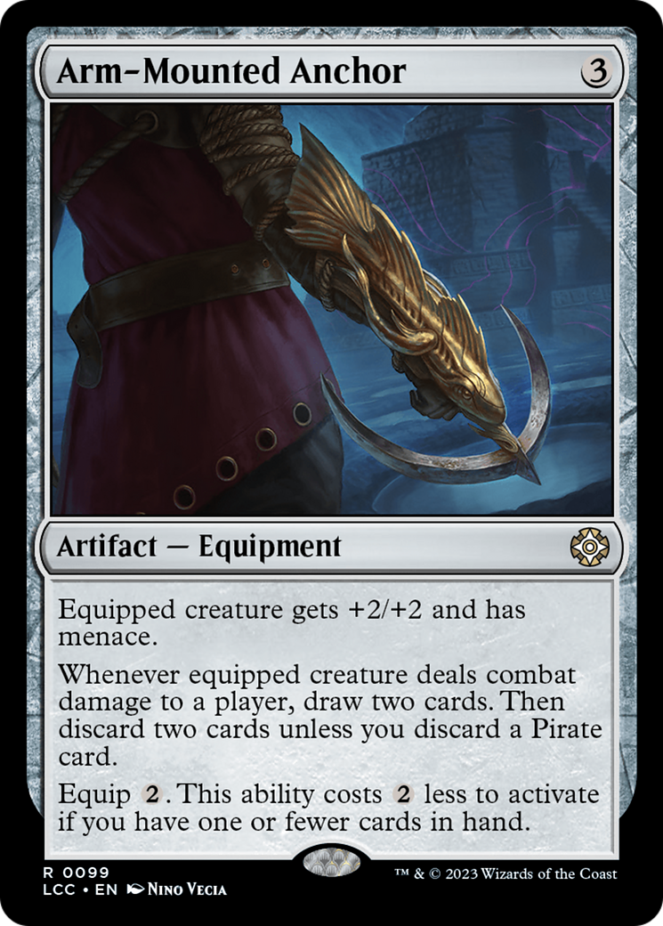 Arm-Mounted Anchor [The Lost Caverns of Ixalan Commander] | Jomio and Rueliete's Cards and Comics