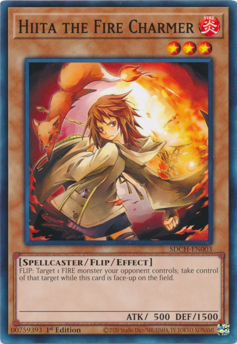 Hiita the Fire Charmer [SDCH-EN003] Common | Jomio and Rueliete's Cards and Comics