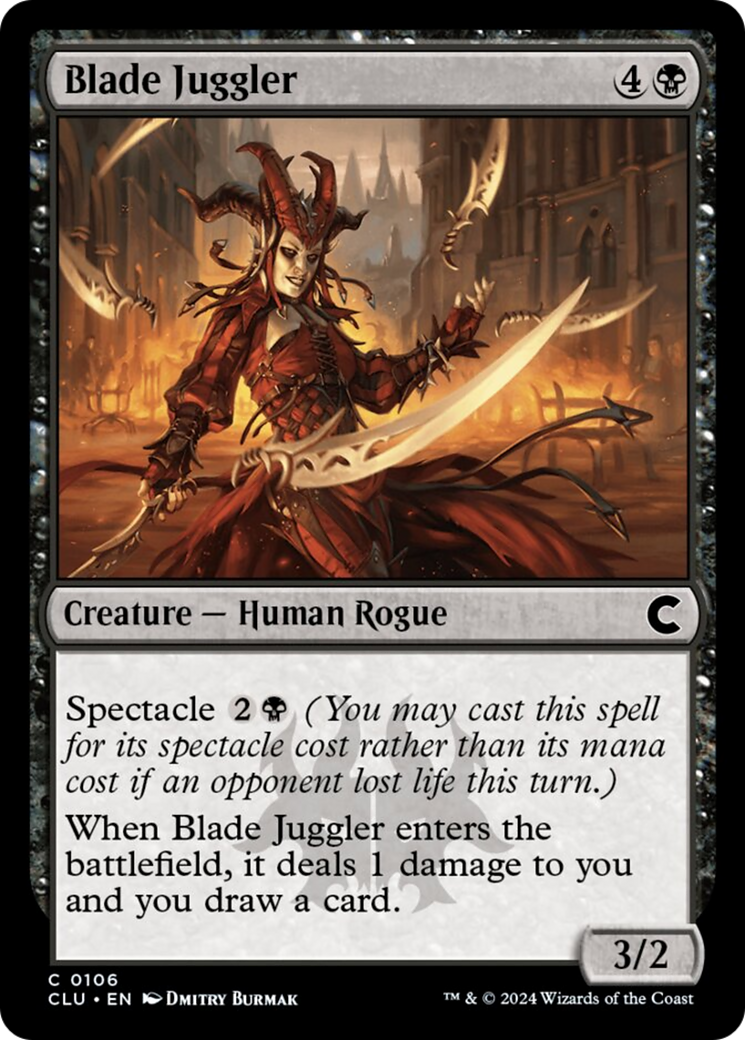Blade Juggler [Ravnica: Clue Edition] | Jomio and Rueliete's Cards and Comics