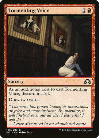 Tormenting Voice [Shadows over Innistrad] | Jomio and Rueliete's Cards and Comics