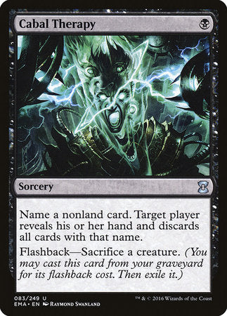 Cabal Therapy [Eternal Masters] | Jomio and Rueliete's Cards and Comics
