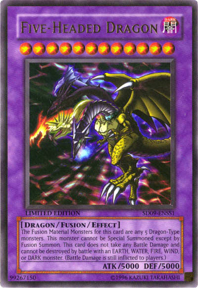 Five-Headed Dragon [SD09-ENSS1] Ultra Rare | Jomio and Rueliete's Cards and Comics
