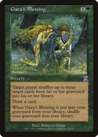 Gaea's Blessing [Time Spiral Timeshifted] | Jomio and Rueliete's Cards and Comics