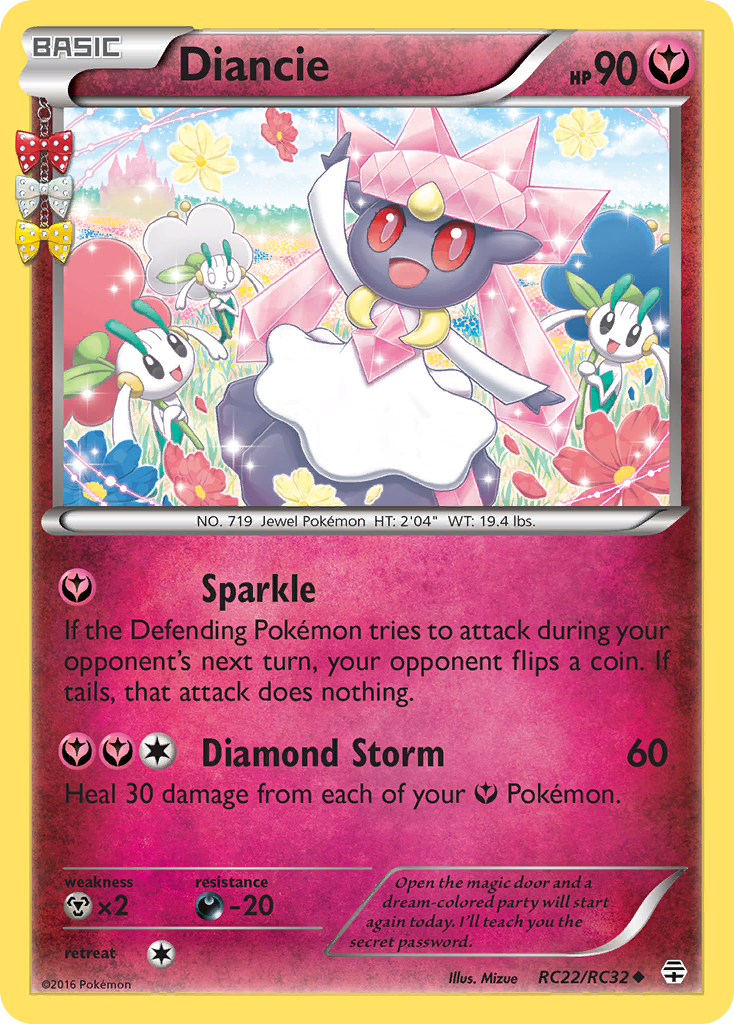 Diancie (RC22/RC32) [XY: Generations] | Jomio and Rueliete's Cards and Comics