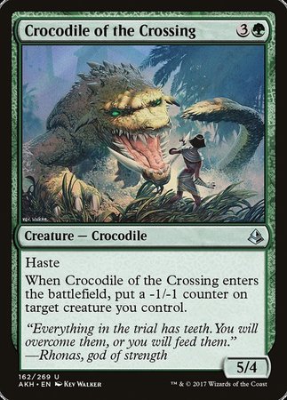 Crocodile of the Crossing [Amonkhet] | Jomio and Rueliete's Cards and Comics
