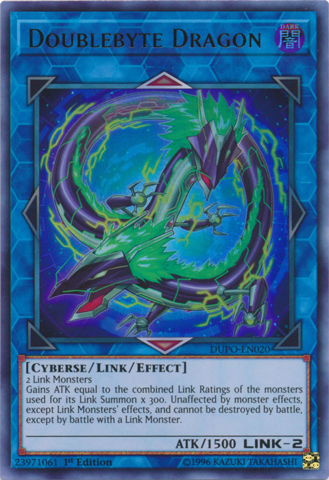 Doublebyte Dragon [DUPO-EN020] Ultra Rare | Jomio and Rueliete's Cards and Comics