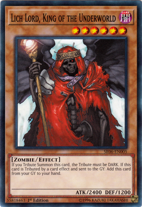 Lich Lord, King of the Underworld [SR06-EN005] Common | Jomio and Rueliete's Cards and Comics