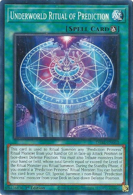 Underworld Ritual of Prediction [DABL-EN063] Common | Jomio and Rueliete's Cards and Comics