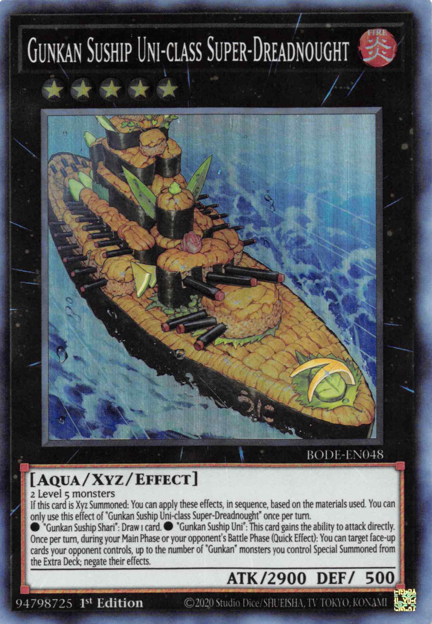 Gunkan Suship Uni-class Super-Dreadnaught [BODE-EN048] Super Rare | Jomio and Rueliete's Cards and Comics