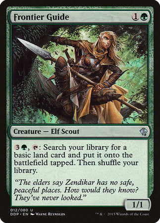 Frontier Guide [Duel Decks: Zendikar vs. Eldrazi] | Jomio and Rueliete's Cards and Comics