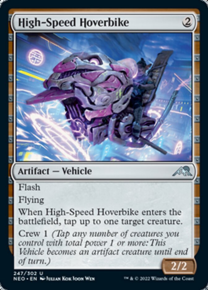 High-Speed Hoverbike [Kamigawa: Neon Dynasty] | Jomio and Rueliete's Cards and Comics
