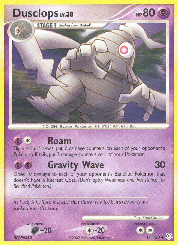 Dusclops (47/130) [Diamond & Pearl: Base Set] | Jomio and Rueliete's Cards and Comics