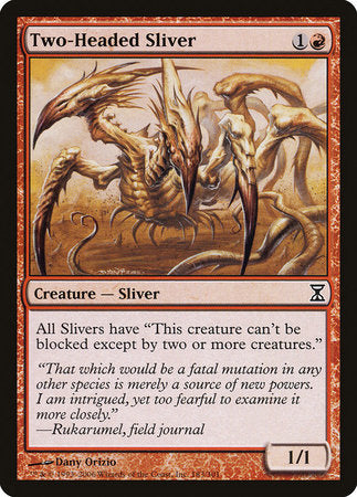 Two-Headed Sliver [Time Spiral] | Jomio and Rueliete's Cards and Comics