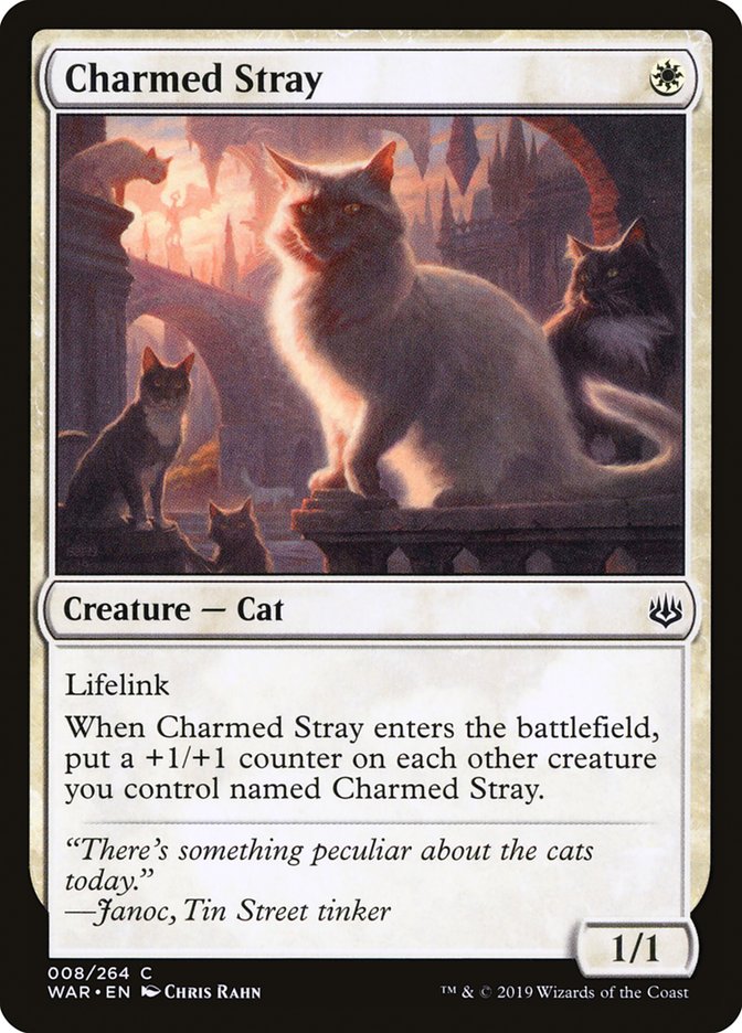 Charmed Stray [War of the Spark] | Jomio and Rueliete's Cards and Comics