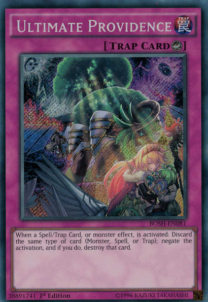 Ultimate Providence [BOSH-EN081] Secret Rare | Jomio and Rueliete's Cards and Comics
