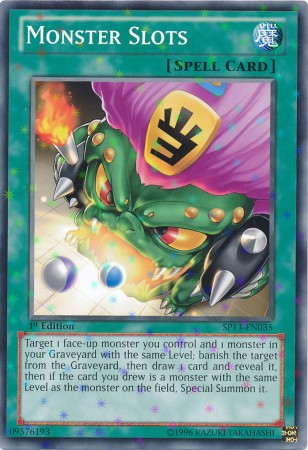 Monster Slots [SP13-EN035] Starfoil Rare | Jomio and Rueliete's Cards and Comics