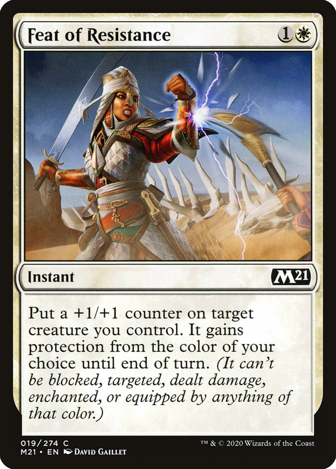 Feat of Resistance [Core Set 2021] | Jomio and Rueliete's Cards and Comics