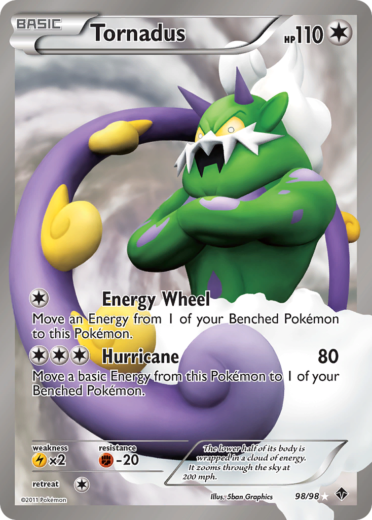 Tornadus (98/98) [Black & White: Emerging Powers] | Jomio and Rueliete's Cards and Comics