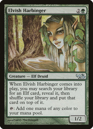Elvish Harbinger [Duel Decks: Elves vs. Goblins] | Jomio and Rueliete's Cards and Comics