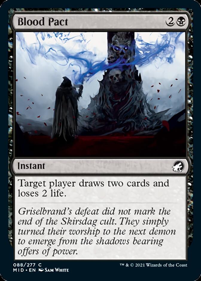 Blood Pact [Innistrad: Midnight Hunt] | Jomio and Rueliete's Cards and Comics