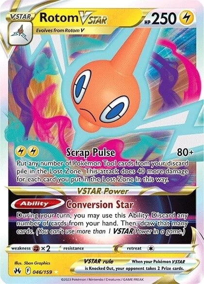 Rotom VSTAR (046/159) [Sword & Shield: Crown Zenith] | Jomio and Rueliete's Cards and Comics
