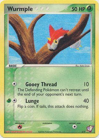 Wurmple (2/5) [Kids WB Promos] | Jomio and Rueliete's Cards and Comics