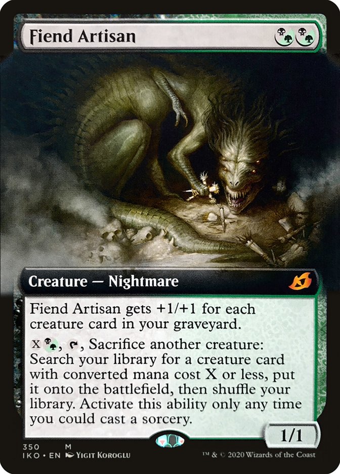Fiend Artisan (Extended Art) [Ikoria: Lair of Behemoths] | Jomio and Rueliete's Cards and Comics