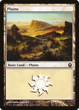 Plains (232) [Theros] | Jomio and Rueliete's Cards and Comics