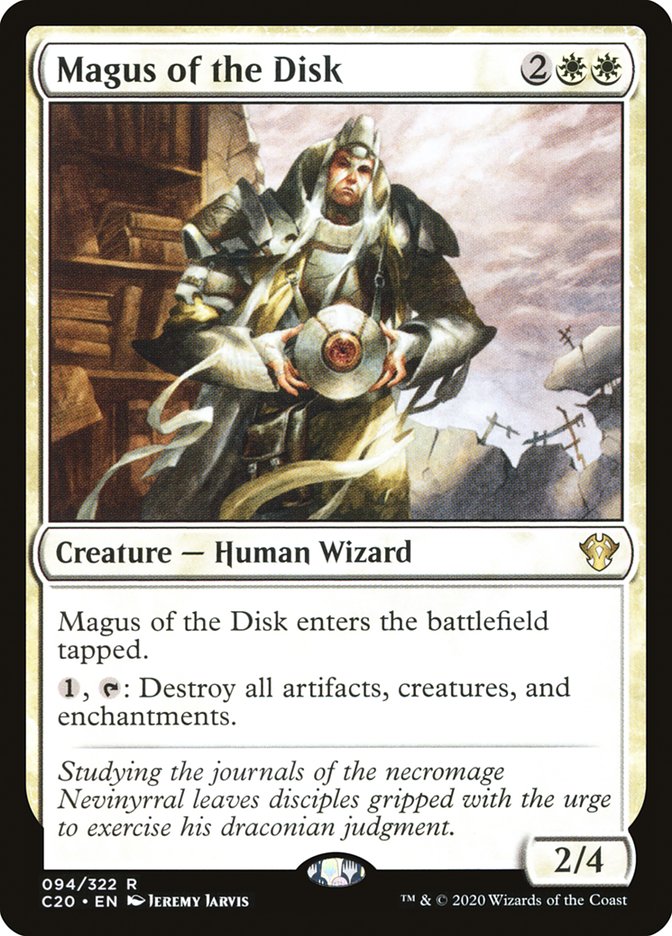 Magus of the Disk [Commander 2020] | Jomio and Rueliete's Cards and Comics