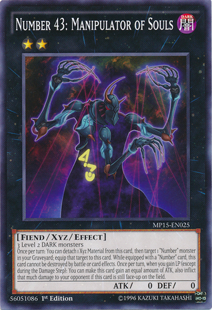 Number 43: Manipulator of Souls [MP15-EN025] Common | Jomio and Rueliete's Cards and Comics
