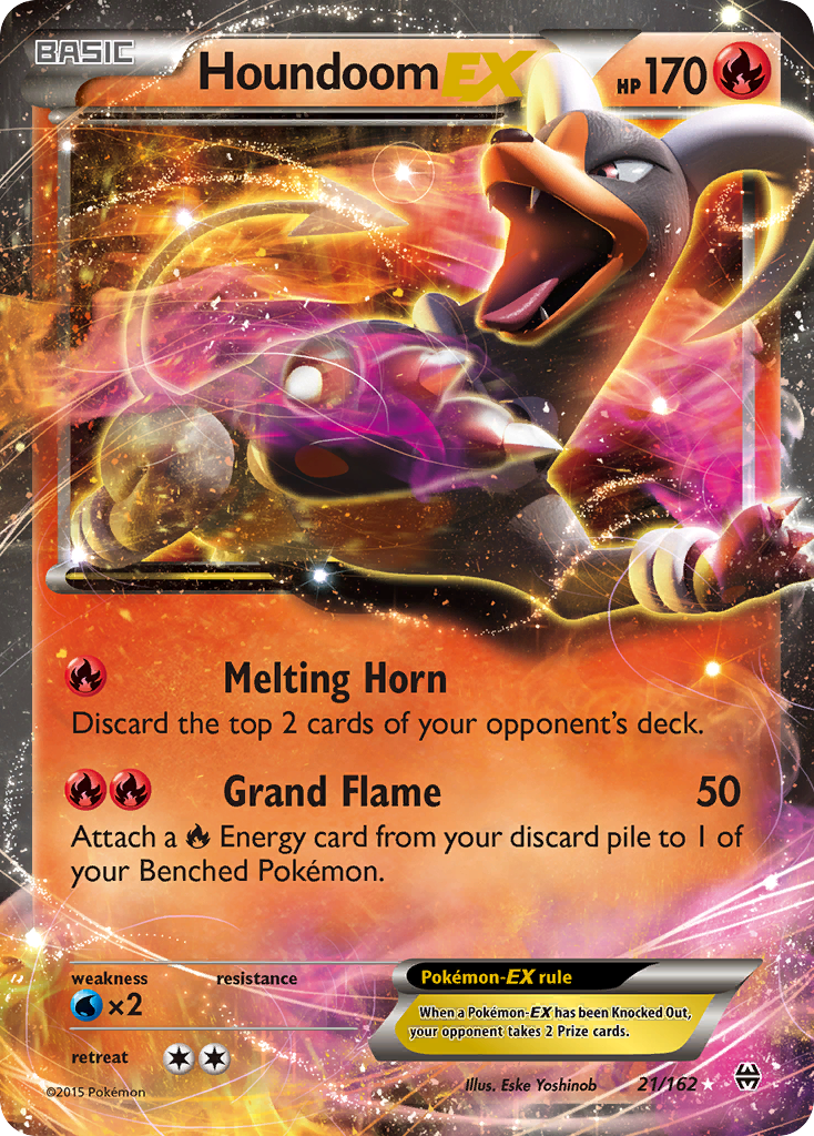 Houndoom EX (21/162) [XY: BREAKthrough] | Jomio and Rueliete's Cards and Comics