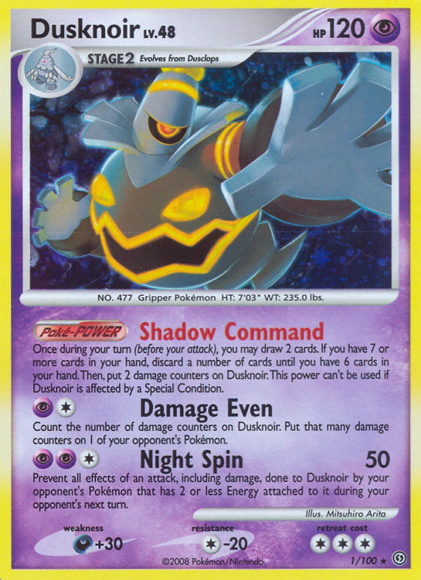 Dusknoir (1/100) [Diamond & Pearl: Stormfront] | Jomio and Rueliete's Cards and Comics
