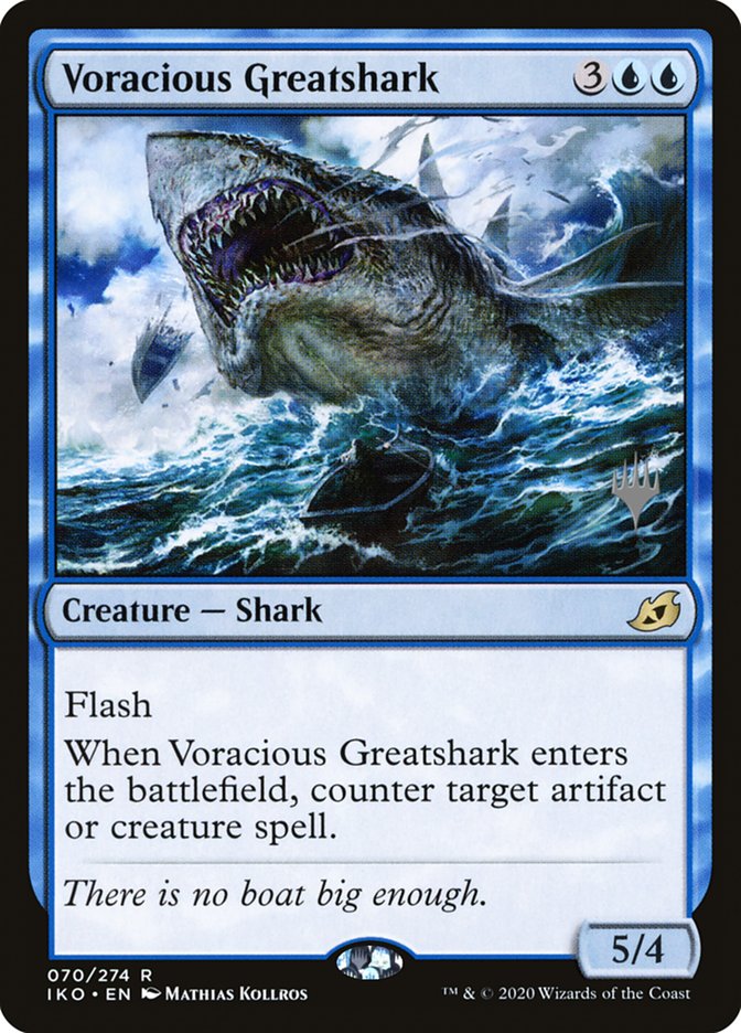 Voracious Greatshark (Promo Pack) [Ikoria: Lair of Behemoths Promos] | Jomio and Rueliete's Cards and Comics