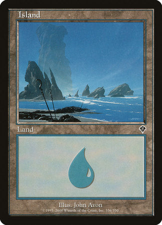 Island (336) [Invasion] | Jomio and Rueliete's Cards and Comics