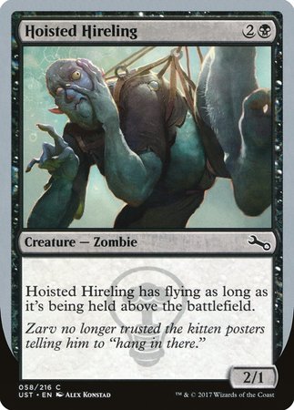 Hoisted Hireling [Unstable] | Jomio and Rueliete's Cards and Comics