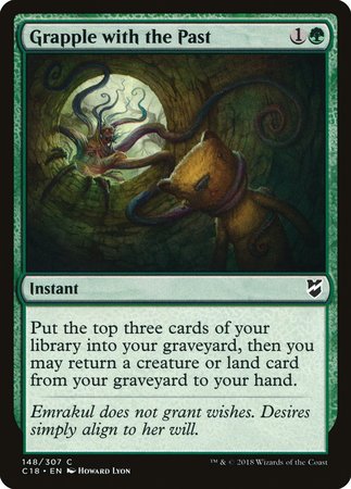 Grapple with the Past [Commander 2018] | Jomio and Rueliete's Cards and Comics
