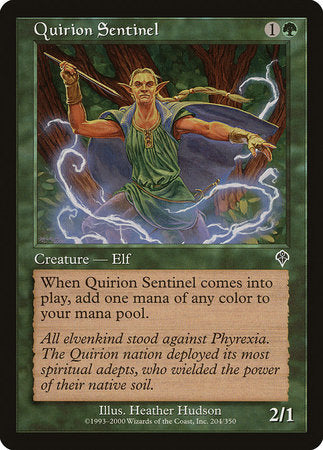 Quirion Sentinel [Invasion] | Jomio and Rueliete's Cards and Comics