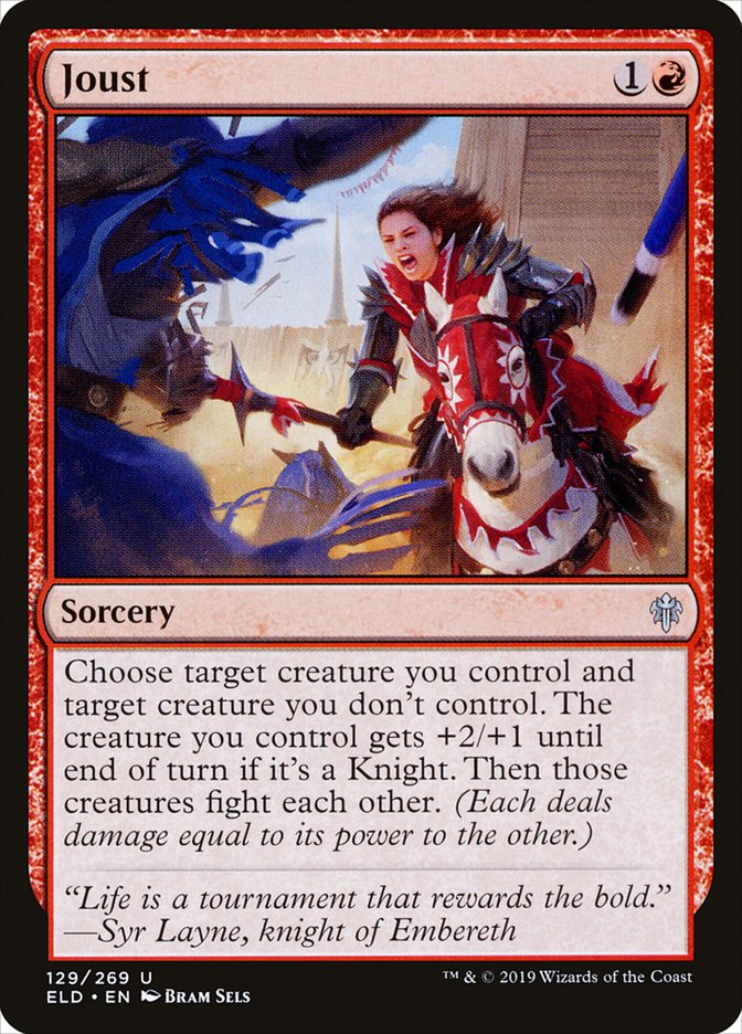 Joust [Throne of Eldraine] | Jomio and Rueliete's Cards and Comics