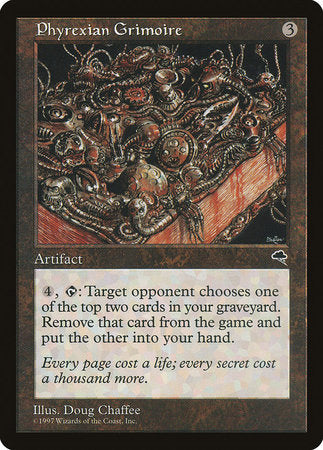Phyrexian Grimoire [Tempest] | Jomio and Rueliete's Cards and Comics