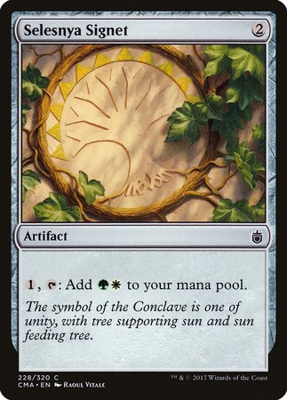 Selesnya Signet [Commander Anthology] | Jomio and Rueliete's Cards and Comics