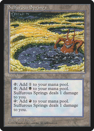 Sulfurous Springs [Ice Age] | Jomio and Rueliete's Cards and Comics