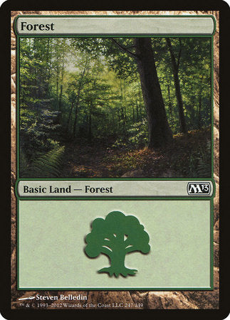Forest (247) [Magic 2013] | Jomio and Rueliete's Cards and Comics