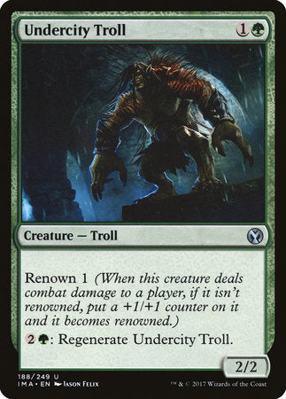 Undercity Troll [Iconic Masters] | Jomio and Rueliete's Cards and Comics