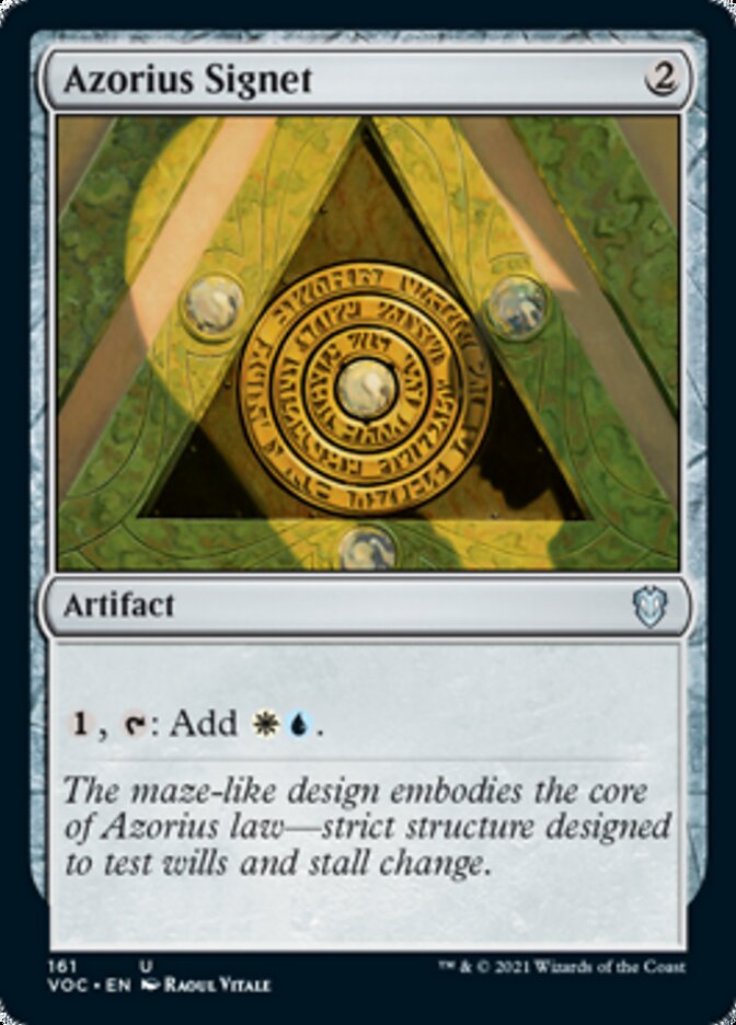 Azorius Signet [Innistrad: Crimson Vow Commander] | Jomio and Rueliete's Cards and Comics