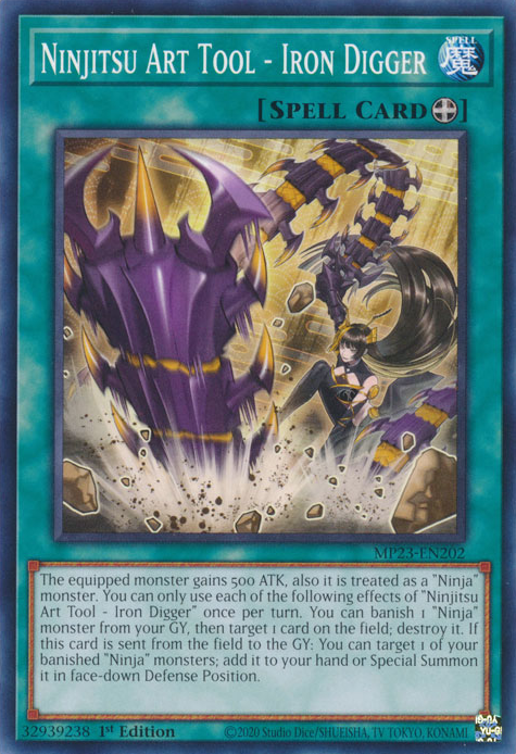 Ninjitsu Art Tool - Iron Digger [MP23-EN202] Common | Jomio and Rueliete's Cards and Comics