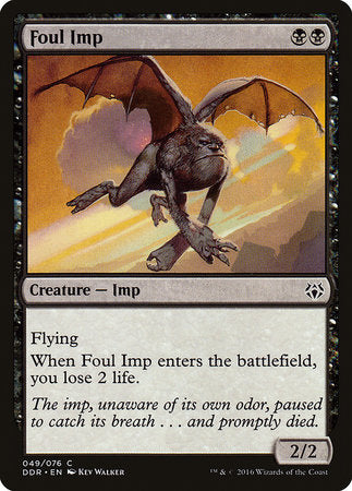Foul Imp [Duel Decks: Nissa vs. Ob Nixilis] | Jomio and Rueliete's Cards and Comics