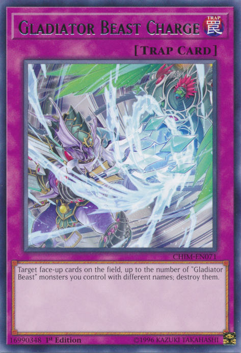 Gladiator Beast Charge [CHIM-EN071] Rare | Jomio and Rueliete's Cards and Comics